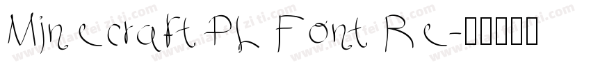 Minecraft PL Font Re字体转换